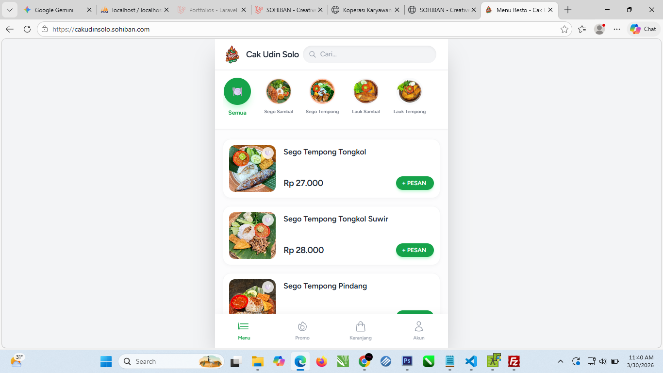 Screenshot POS full fitur
